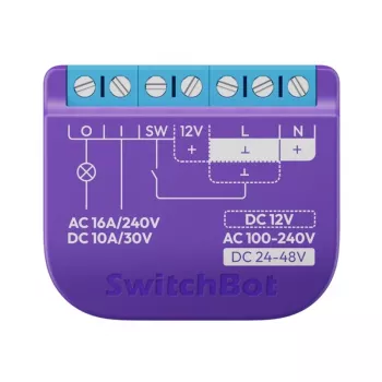 Autotallin oven ohjaus SwitchBot W5502330 — älykodin automaatiotarvike kauko-ohjaukseen ja integrointiin