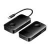 Vention ADOBB USB-C–HDMI langaton lähetin/vastaanotin — 4K@30Hz, 1×HDMI, USB-C-kaapeli 1 m, musta