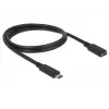 USB-kaapeli DeLOCK 85533 USB 3.2 Gen 1 1 m USB-C musta