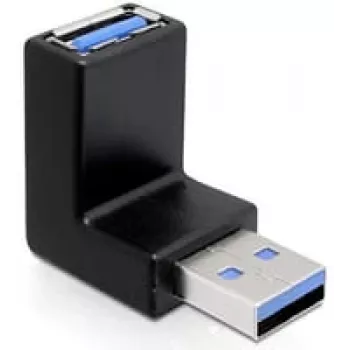 USB 3.0 M/F -adapteri DeLOCK 65340 musta