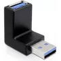 USB 3.0 M/F -adapteri DeLOCK 65340 musta