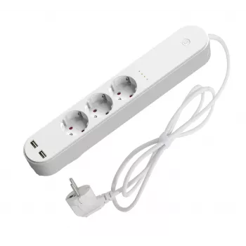 Älypistorasia Denver SHP-310U 3 AC-lähtöä tyyppi F 3680 W