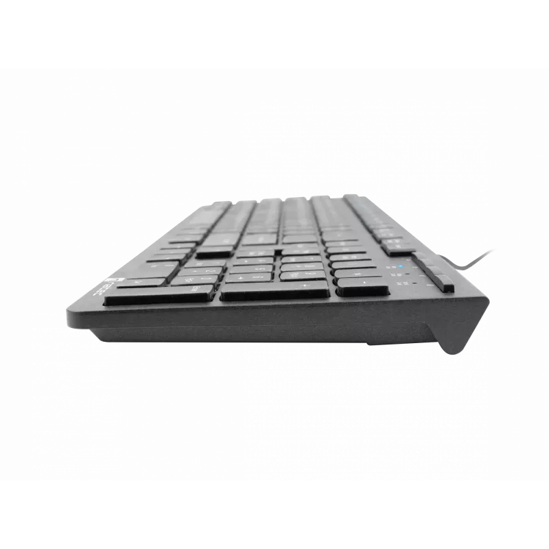 Natec Discus 2 - näppäimistö - QWERTY - US - musta - näppäimistö - US-englanti - musta