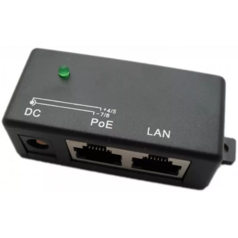 PoE-injektori Extralink 1 portti 100 Mbit/s RJ45