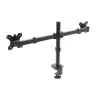 Akyga AK-MB-02 kaksoisnäytön pöytäteline, 2 x 10 kg, VESA 75x75 / 100x100, 15–32