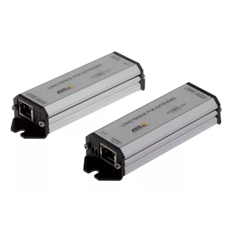 AXIS Long range PoE Extender -sarja - toistin - 100Mb LAN - 10Base-T, 100Base-TX - RJ-45 / RJ-45 - jopa 1 km