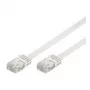 Wentronic Goobay CAT-5e -lattakaapeli, U/UTP, valkoinen, 3 m - CCA-kupariseos (93360)