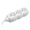 TRACER PowerCord jatkojohto 1,5 m 3 pistorasiaa valkoinen