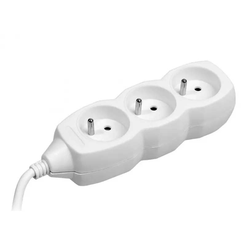 TRACER PowerCord jatkojohto 1,5 m 3 pistorasiaa valkoinen