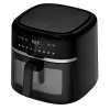 Adler AD 6318 kuumailmafriteerauskeitin, 8 l, 2500 W, LCD-näyttö, 9 ohjelmaa, musta