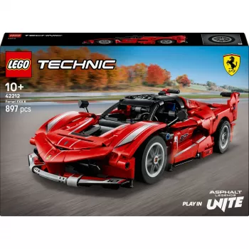 LEGO Technic Ferrari FXX K -malli mittakaavassa 1:10, 897 osaa, 10 vuodesta alkaen