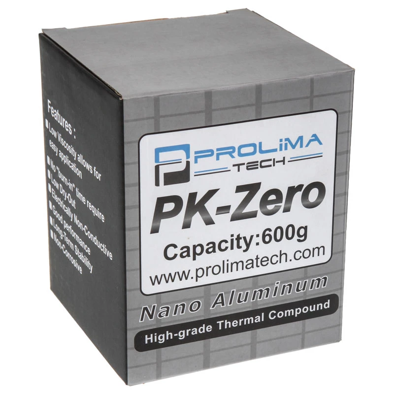 Lämpötahna PROLIMATECH PK-Zero, lämmönjohtavuus 8 W/m·K, paino 600 g