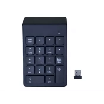 Gembird KPD-W-02 numerinen näppäimistö kannettavaan/tietokoneeseen Bluetooth musta