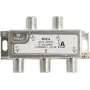 Triax SCS 4 - kaapelinsplitteri - 75 ohmia - 5 - 2400 MHz - hopea - valkoinen - naaras/naaras - 11,5 dB (349824)
