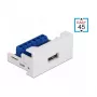 USB 2.0 Type-A liitin liitinrimaan DeLOCK Easy 45 -moduuli