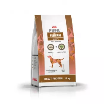 PUPIL Premium hyönteiset - kuivamuona koirille - 12 kg