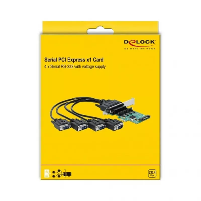 PCI Express x1 -kortti DeLOCK 89938