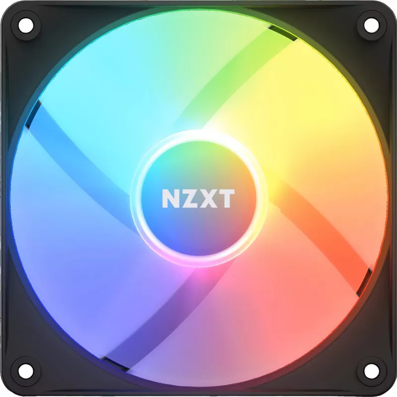 NZXT F120 RGB Core kotelotuuletin 120 mm, 4-pinninen PWM, musta