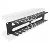 DeLOCK - kaapelinhallintalevy sähkökaappiin - musta - 2U - 48,3 cm (19) (66553)