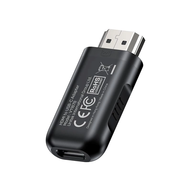 Unitek HDMI-sovitin - USB-C HDR/HDCP 4K60HZ M/F