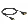 DeLOCK 85652 videokaapelisovitin 1 m HDMI Type-A (Standard) DVI musta (85652)