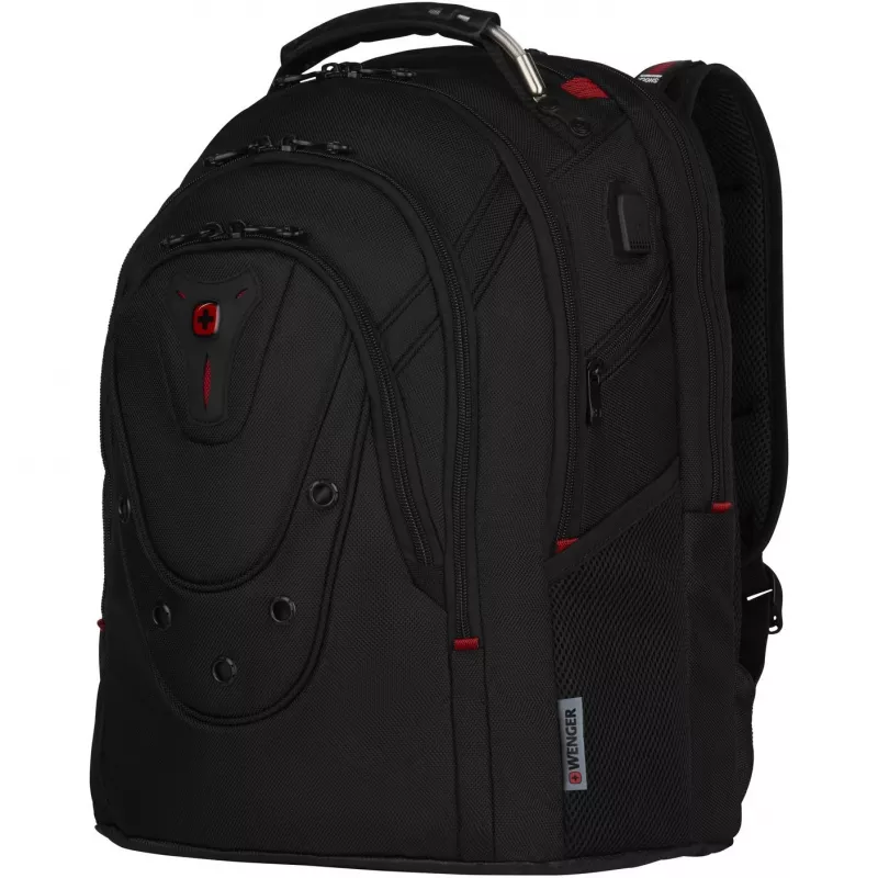 Wenger IBEX Deluxe - kannettavan tietokoneen reppu - 43,2 cm - 35,60 cm (14) - 40,6 cm (16) - musta (606493)