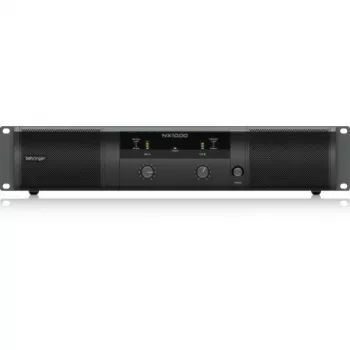Behringer NX1000 audiovahvistin esiintyminen/näyttämö musta