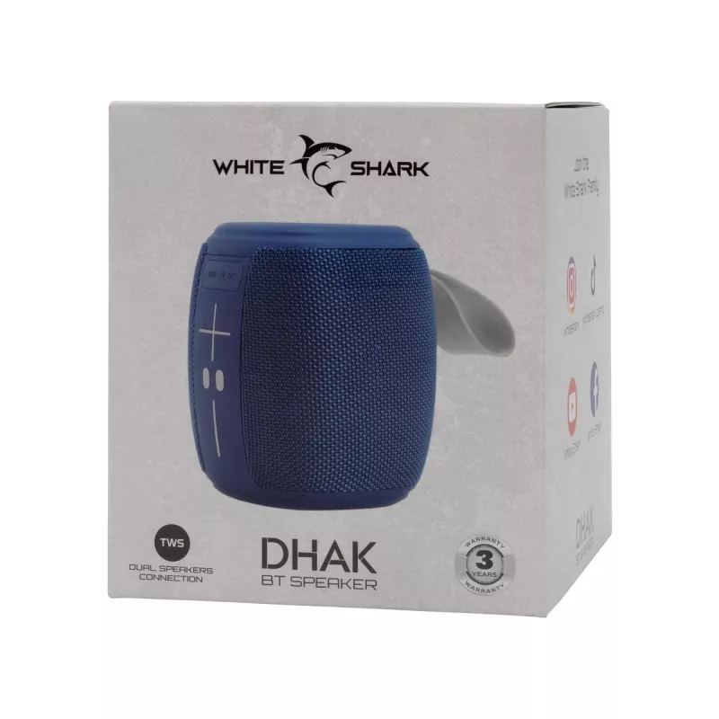 Kannettava kaiutin White Shark GBT-888 Dhak sininen