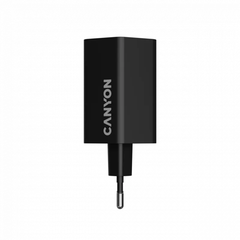 CANYON laturi HEXAGON 65 GaN 65W 2xPD 1xQC EU musta (CND-CHAHEX65B)