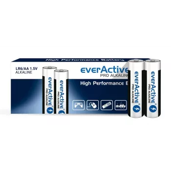 Kertakäyttöiset AA-alkaliparistot everActive LR610PAKPA, 1,5 V, 3000 mAh, 10 kpl:n pakkaus