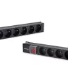 Pistorasia RACK 16A PDU, 16xFRENCH, pystysuora