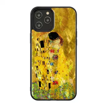 iKins suojakotelo Apple iPhone 12 Pro Max – musta, suudelmakuosi