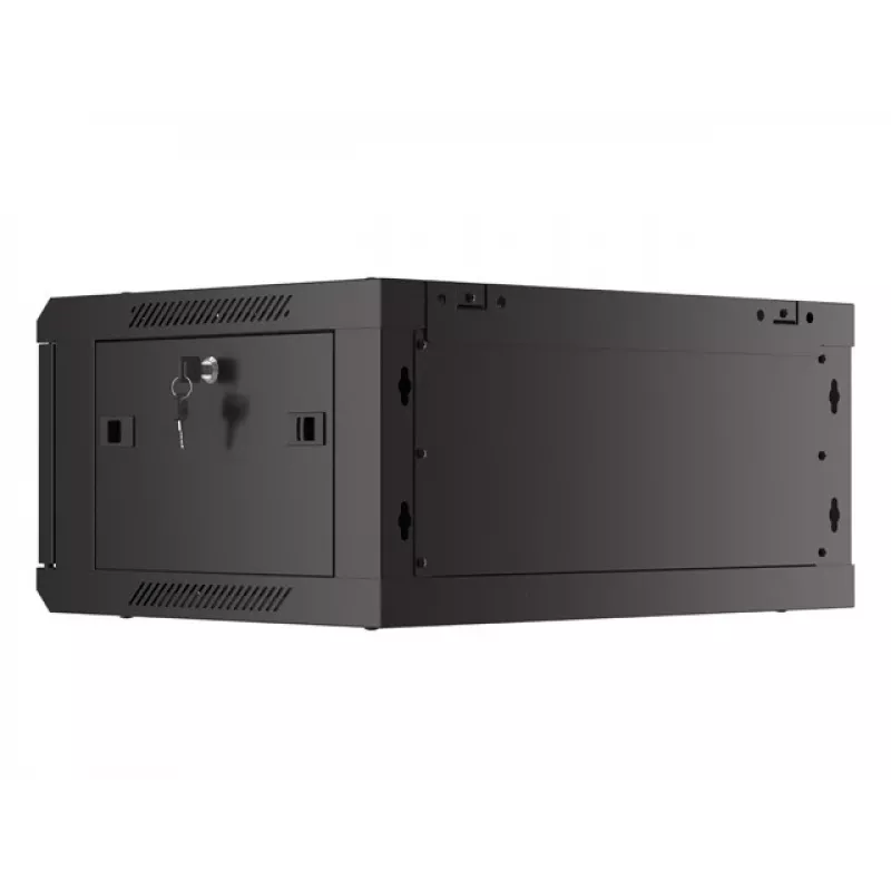Lanberg WF01-6404-23B räkkikaappi 4U seinäasennus musta