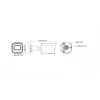 Hikvision DS-2CD1043G2-I (2,8 mm) putkimallinen IP-turvakamera, sisä- ja ulkokäyttöön, 2560 x 1440, 120 dB, langallinen, katto/seinä