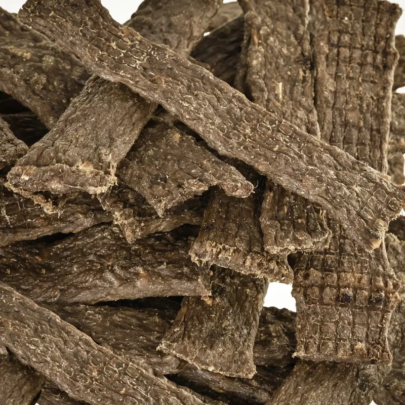 PETITTO kuivatut lihasuikaleet riista ja hamppu - koiranherkku - 400g