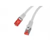 LANBERG Cat6 F/UTP (FTP) -verkkokaapeli, RJ-45–RJ-45, 10 m, harmaa