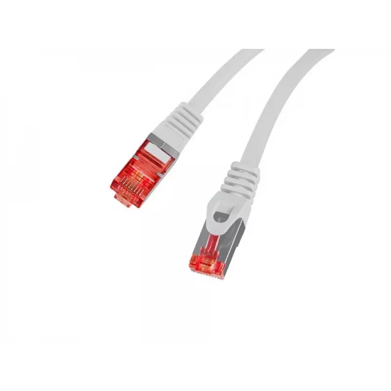 LANBERG Cat6 F/UTP (FTP) -verkkokaapeli, RJ-45–RJ-45, 10 m, harmaa