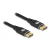 DeLOCK DisplayPort-kaapeli 8K 60 Hz 3 m musta metalli