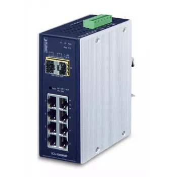 PLANET IGS-10020MT verkkokytkin hallittava L2+ Gigabit Ethernet (10/100/1000) musta
