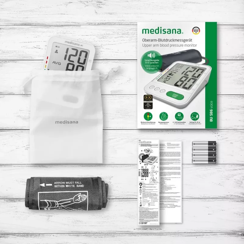 Medisana BU 586 olkavarsi automaattinen 2 käyttäjää