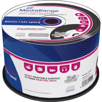 CD-R MediaRange MR226 700 MB 52x 50 kpl