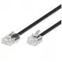Microconnect MPK463S RJ11–RJ45-puhelinkaapeli, 15 m, musta