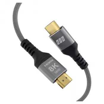 EFB Elektronik HDMI-kaapeli Ultra High-Speed 8K60Hz - Kaapeli - Digitaalinen/näyttö/video (HDMI-21-00001)