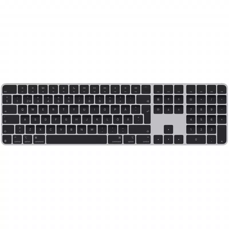 Apple Magic Keyboard yleisnäppäimistö USB + Bluetooth QWERTY ruotsalainen musta