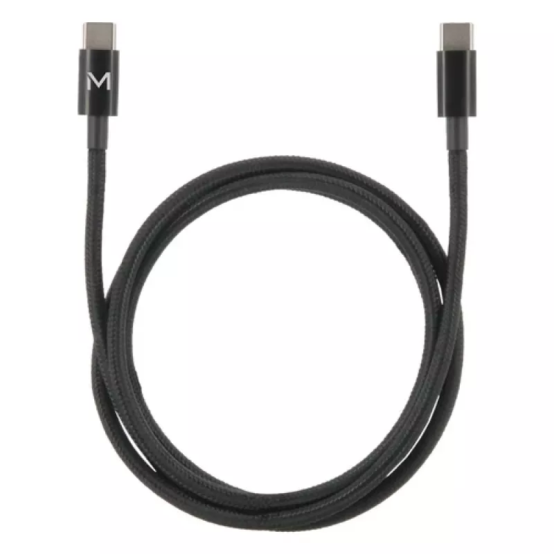 USB-kaapeli Mobilis 001389 USB 2.0 1m USB-C musta