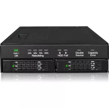 Asemakotelo icy dock MB902SPR-B R1 musta 2.5 tuuman SATA