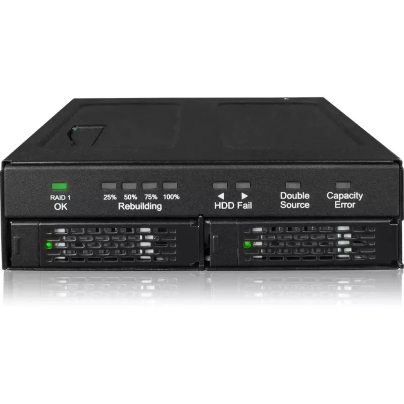 Asemakotelo icy dock MB902SPR-B R1 musta 2.5 tuuman SATA
