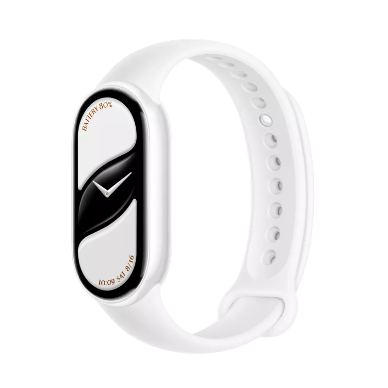 XIAOMI SMART BAND 10 KERAAMINEN HELMENVALKOINEN RANNERANNE