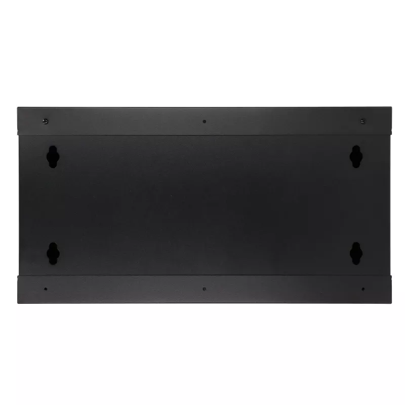 EXTRALINK LITE 4U 530X400 seinäasennettava räkkikaappi musta hyllyllä