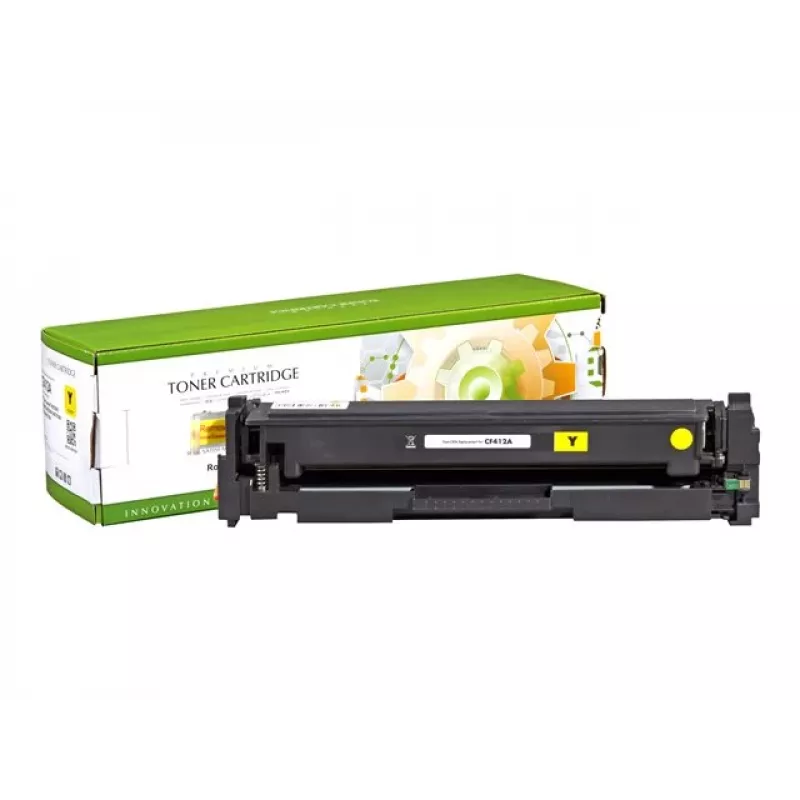 STATIC värikasetti yhteensopiva HP CF412A keltainen yhteensopiva 2 300 sivua